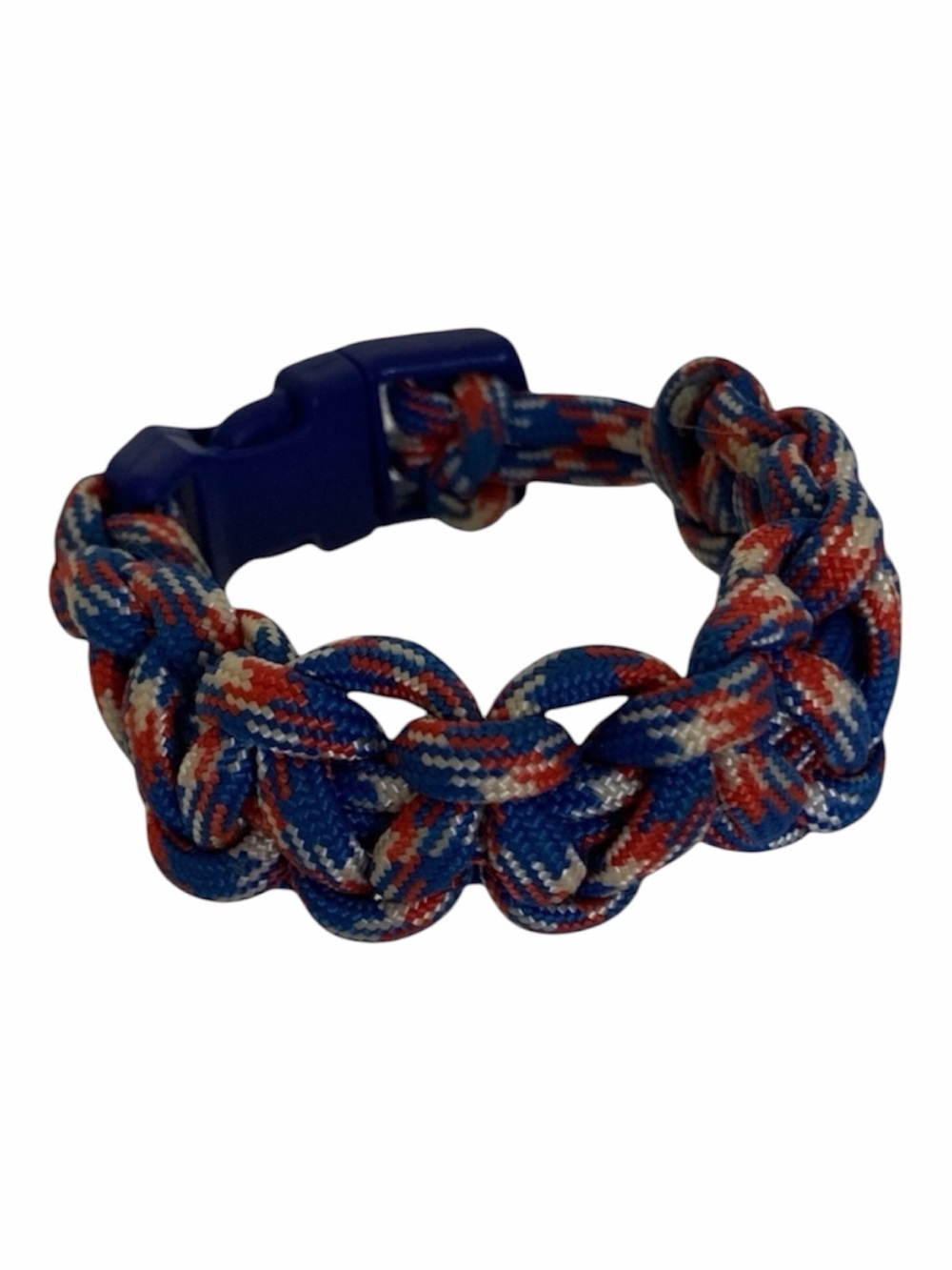 Braided Rope Cord Bracelet Stylish Sports Boys Blue Red White Smaller Size